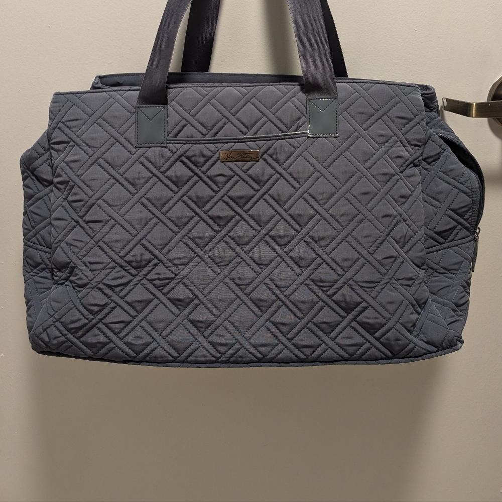 Vera Bradley triple compartment travel bag
